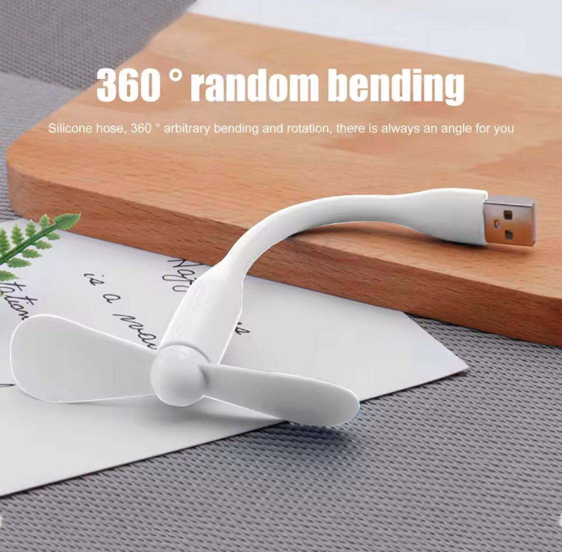 Flexible USB Mini Fan With USB LED Light, Portable Hand Cool Mini Fan, Computer Summer Travel Cooling Gadget Flexible USB Mini Fan With USB LED Light, Portable Hand Cool Mini Fan, Computer Summer Travel Cooling Gadget